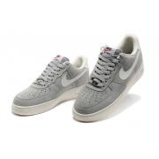 Chaussure Nike Air Force One Basse Gris Pas Cher Pour Homme